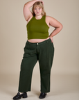 Racerback Tank - Summer Olive