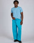 Drop Pocket Cargo Pants - Hawaiian Blue