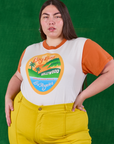 Marielena is wearing Hollywood Tourist Tee