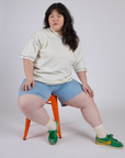 Burly Jersey - Vintage Tee White