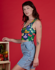 Cropped Tank - Veggie Village