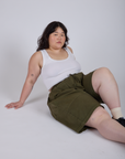Drawstring Shorts - Surplus Green