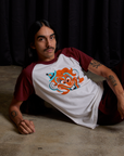 Raglan Tee in Clown on Anthony