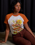Short Sleeve Raglan Tee in Haunted House on Kandia
