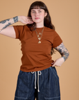 The Organic Vintage Tee - Burnt Terracotta