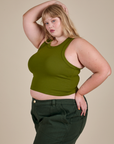 Racerback Tank - Summer Olive