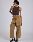 Drop Pocket Cargo Pants - Desert Brown