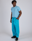 Drop Pocket Cargo Pants - Hawaiian Blue