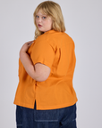 Pantry Button-Up - Creamsicle Orange