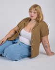 Pantry Button-Up - Desert Brown