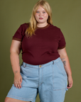 Vintage Ringer Tee - Red Wine
