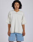 Burly Jersey - Vintage Tee White