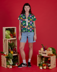 Veggie Village Pantry Button-Up
