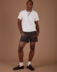 Classic Work Shorts - Espresso Brown