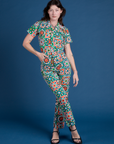 Quilt Print Jumpsuit worn by Alex