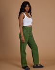 Railroad Denim Work Pants - Gross Green Overdye