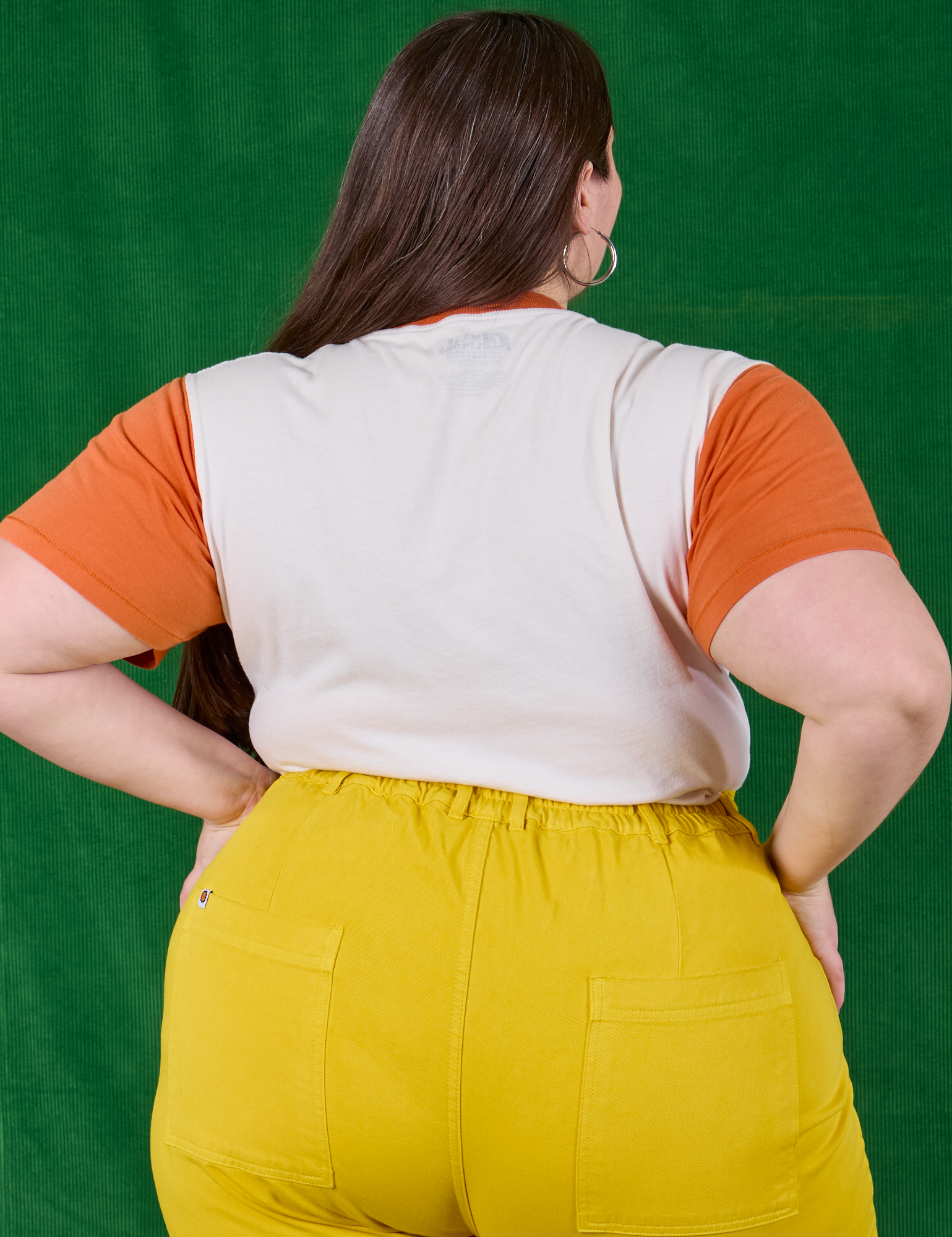 Hollywood Tourist Tee back view on Marielena