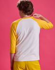 Taxi Raglan Tee in Toronto back view on Quinn