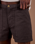 Classic Work Shorts - Espresso Brown