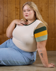 Calypso Tee - Off White Multi