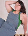 Carpenter Overalls in Railroad on Ashley