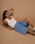 Carpenter Shorts - Medium Wash