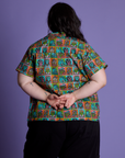 *PRE-ORDER* Halloween Icons Pantry Button-Up