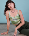 Ocean and Sky in Cami worn by Alex