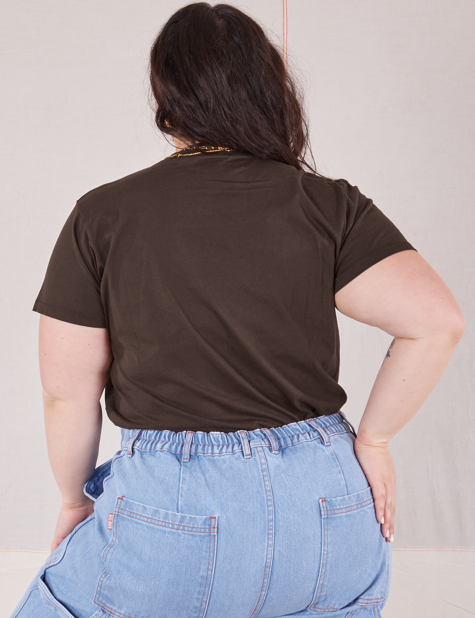 The Organic Vintage Tee - Espresso Brown