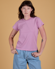 The Organic Vintage Tee - Lilac Purple