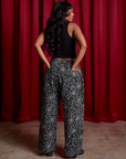 Drop Pocket Cargo Pants in Spider Webs back view on Kandia