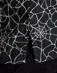 Close up of side vent of Spider Webs Pantry Button-Up