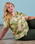 Pantry Button-Up in Ocean and Sky worn by Juliet
