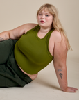 Racerback Tank - Summer Olive