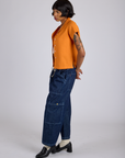 Pantry Button-Up - Creamsicle Orange