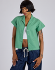 Pantry Button-Up - Seafoam Green