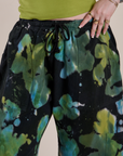 Magic Waters Drop Pocket Pants in Green Pool front close up on Sydney
