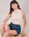 Trouser Shorts - Lagoon