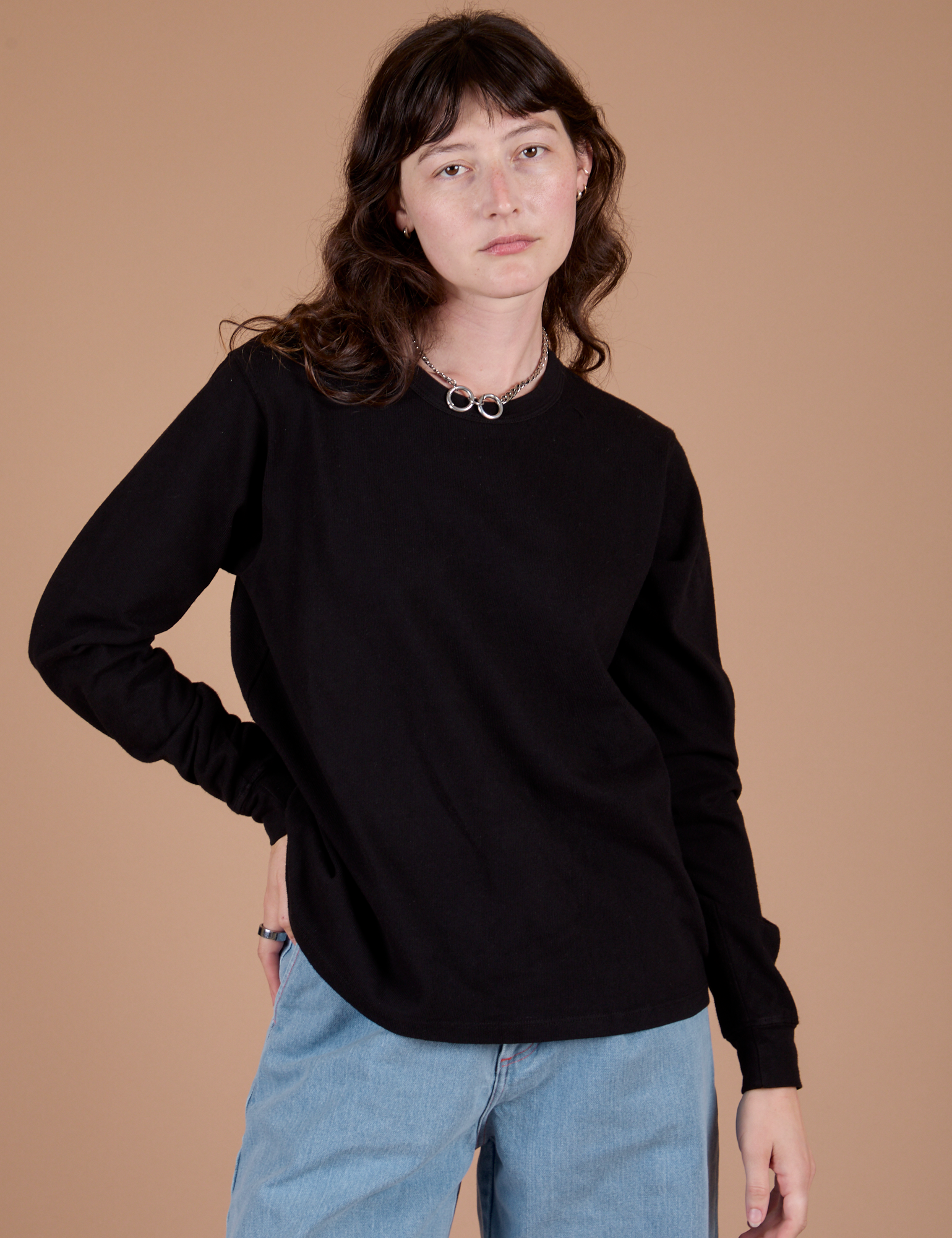 Long Sleeve Burly Tee - Basic Black