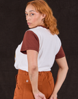Anniversary Tee in Fast Food angled back view on Tiara