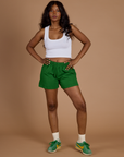 TRY-A-STYLE - Athletic Shorts - Forest Green *FINAL SALE*