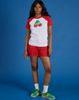 Produce Raglan Tee - Cherry