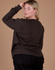 Long Sleeve Burly Tee - Espresso Brown