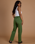 Railroad Denim Work Pants - Gross Green Overdye