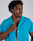 Pantry Button-Up - Hawaiian Blue