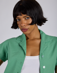Pantry Button-Up - Seafoam Green