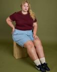 Vintage Ringer Tee - Red Wine