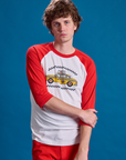 Taxi Raglan Tee in NYC worn by Quinn