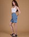 Carpenter Shorts - Medium Wash