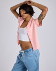 Pantry Button-Up - Baby Pink